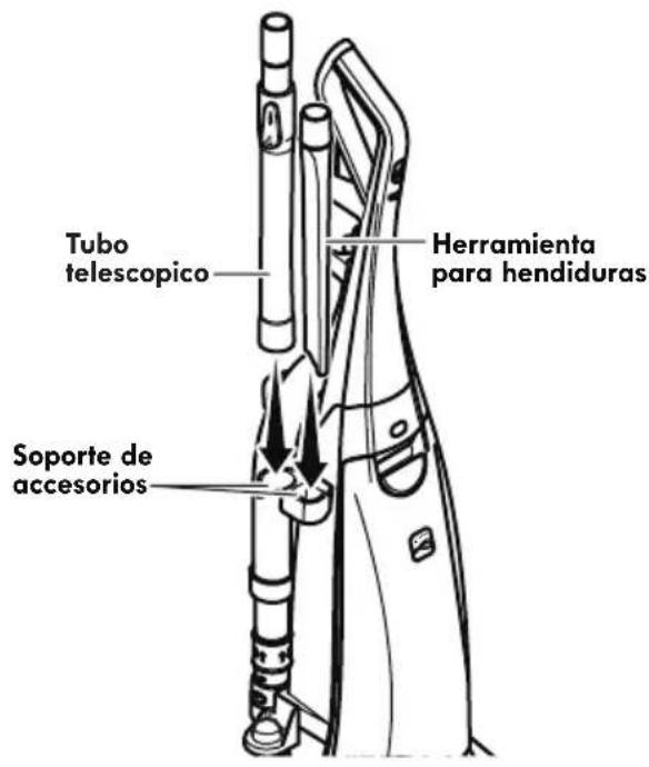 Tubo telescopico Herramienta para hendiduras Soporte de accesorios