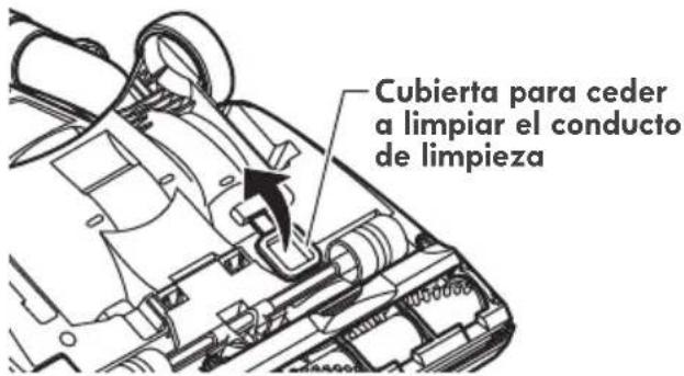 Cubierta para ceder a limpiar el conducto de limpieza