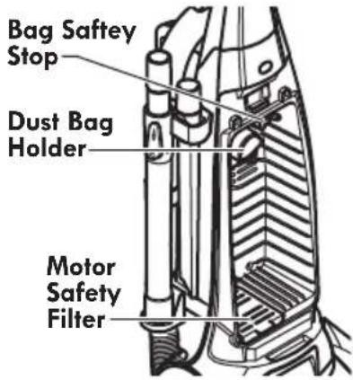 KENMORE 125.31140610 - TO REMOVE DUST BAG - 3