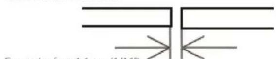 Cap. units from 1-6 mm (1/16)