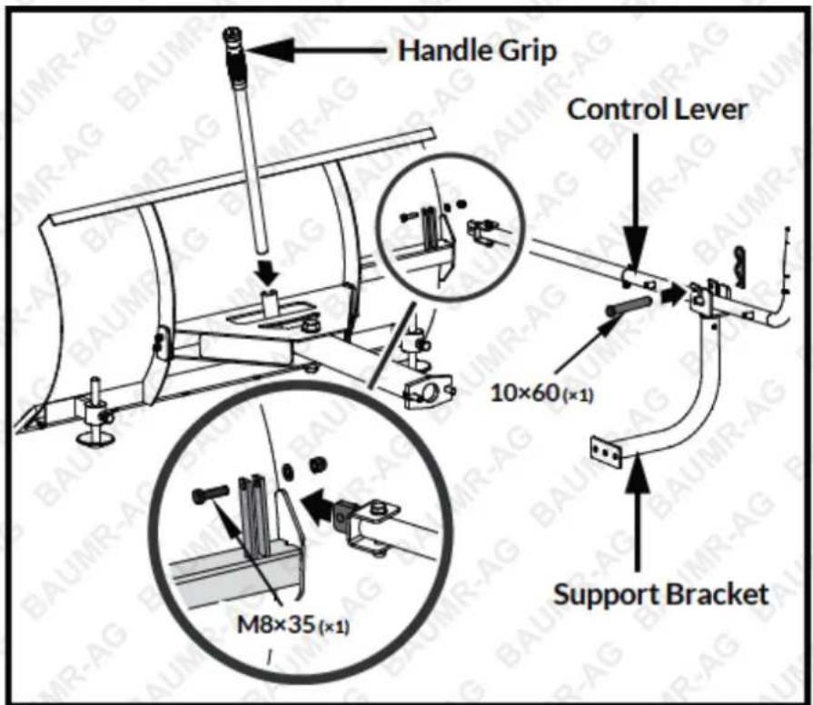 Handle Grip Control Lever 10×60 (×1) M8×35 (×1) Support Bracket