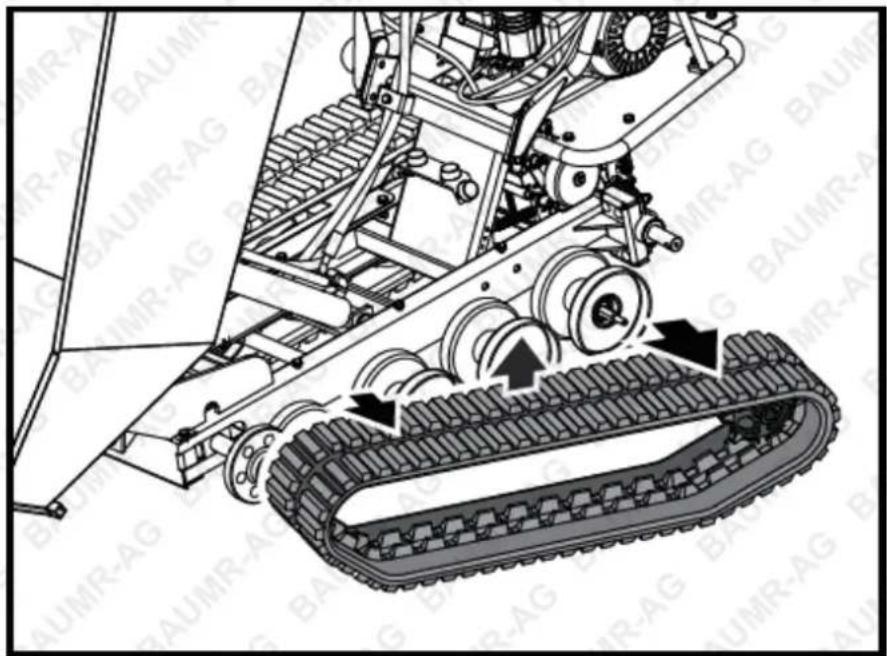 Baumr-AG BPR980 - Replacing the Tracks - 6