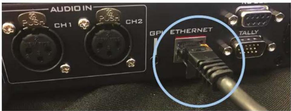 AUDIO IN CH1 CH2 GPU ETHERNET TALLY