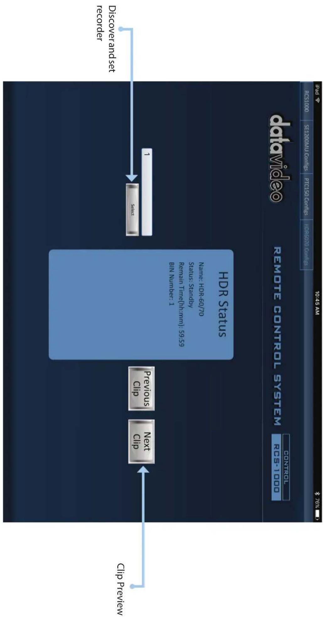 DataVideo RCS-1000 - CONTROL - 3