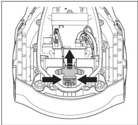 FLYMO EasiLife Go 250 - To replace or to remove the battery - 6