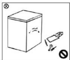 Kunft KCF5215 - Usage-related warnings - 1