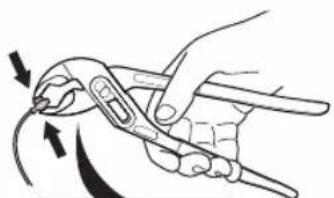 FLYMO EasiLife 800 - To install the guide wire - 4