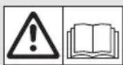 FLYMO Speedi Trim - Symbols on the product: - 1