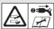 FLYMO Chevron 32V - Symbols on the product: - 3
