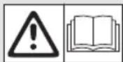 FLYMO Chevron 32V - Symbols on the product: - 1