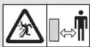 FLYMO Chevron 32V - Symbols on the product: - 2