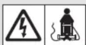 FLYMO Chevron 32V - Symbols on the product: - 4
