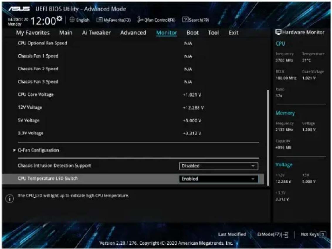 ASUS WS720T - 监控菜单(Monitor menu) - 2