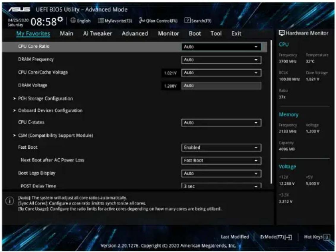 ASUS WS720T - 我的最爱(My Favorites)菜单 - 1