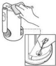 PANASONIC EW1613 - Clean the dirt on the main unit - 1