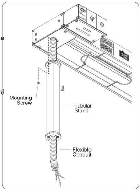 Mounting Screw Tubular Stand Flexible Conduit