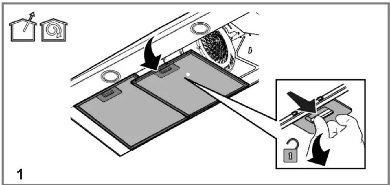 Diagram illustrating a door lock operation with labeled components and directional arrows indicating movement