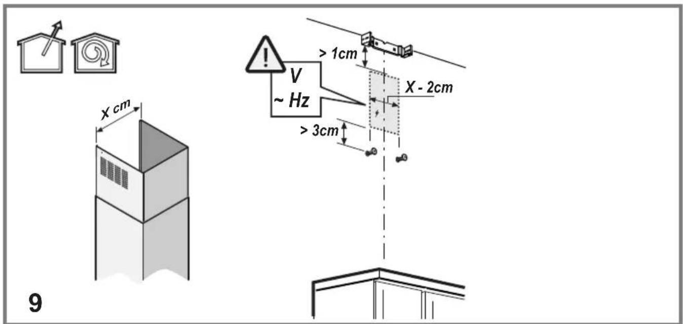 X cm V ~ Hz > 1cm > 3cm X - 2cm 9