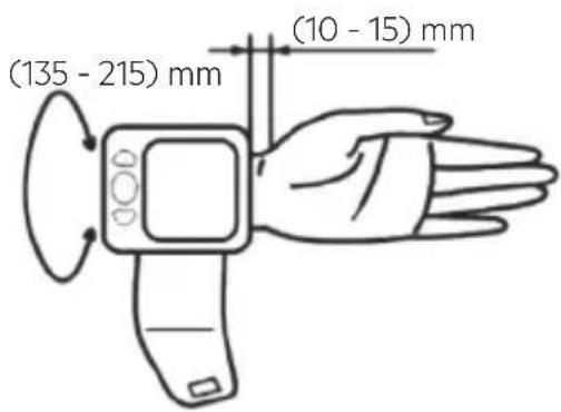 (135 - 215) mm (10 - 15) mm