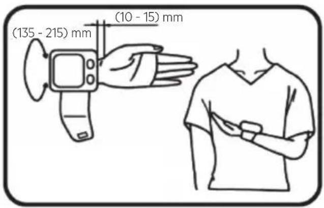 (135 - 215) mm (10 - 15) mm