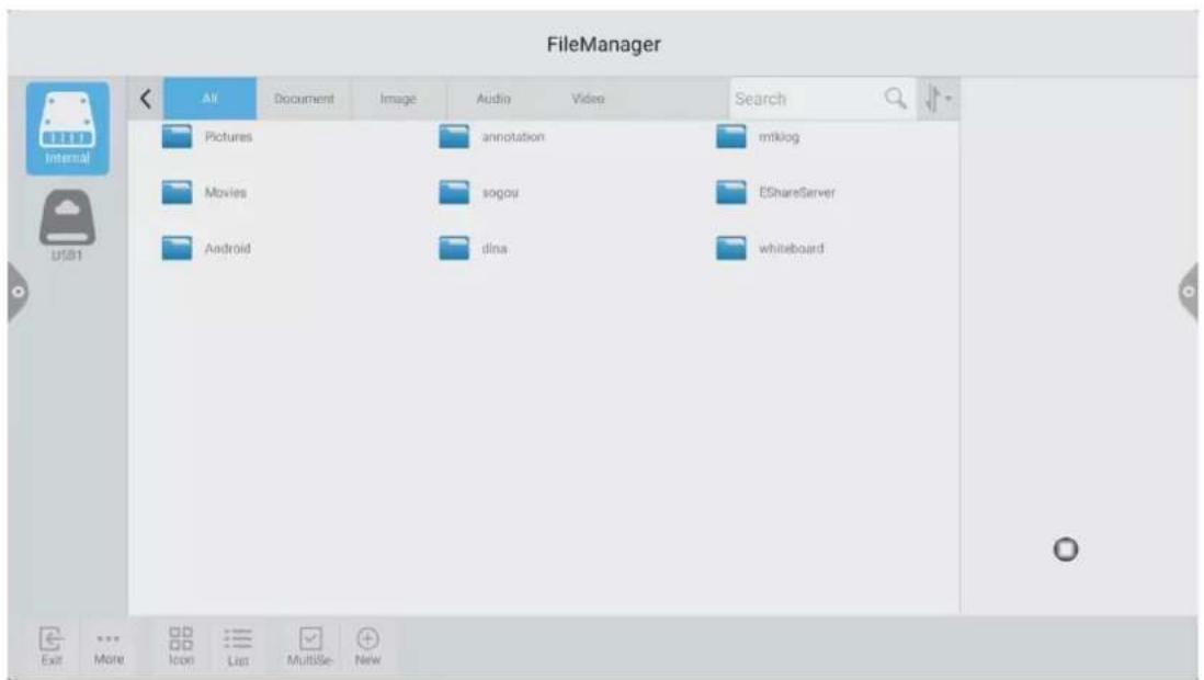 FileManager All Document Image Audio Video Search Pictures annotation mtklog Movies sogou EShareServer Android dina whiteboard