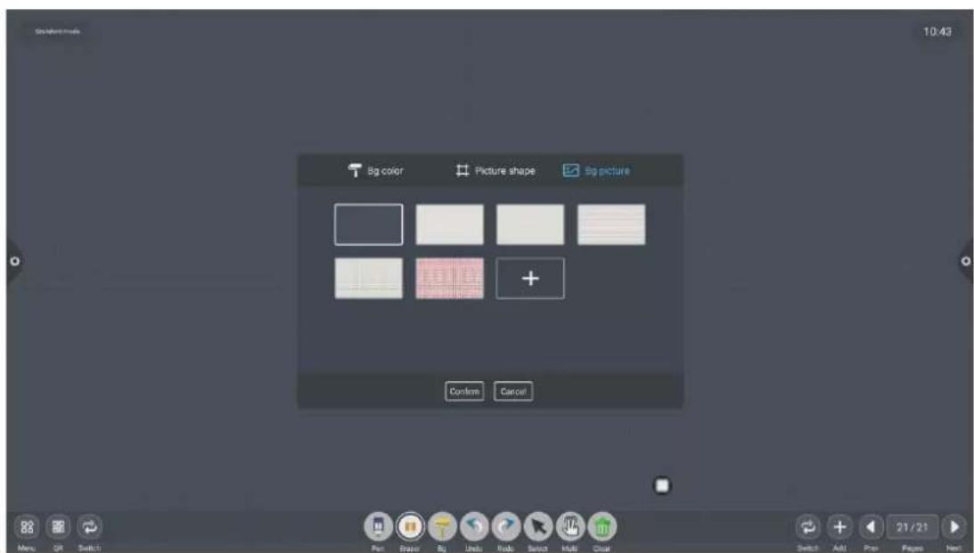 5D color Picture shape 5D picture Confirm Cancel Menu Edit Switch Pan Stroke Bo Undo Rule Select Help Clear Switch Add Pan Pages Next 10:43