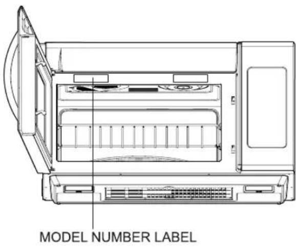 MODEL NUMBER LABEL