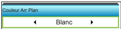 Couleur Arr Plan ← Blanc ►