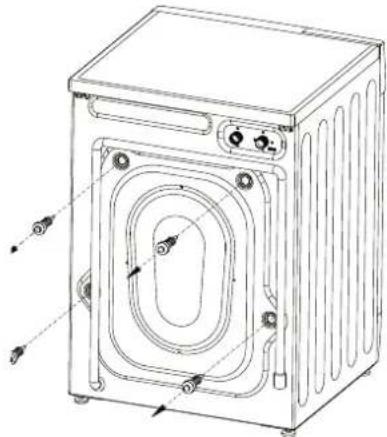 Milectric LV-8D20 - Remove the transport bolts - 1