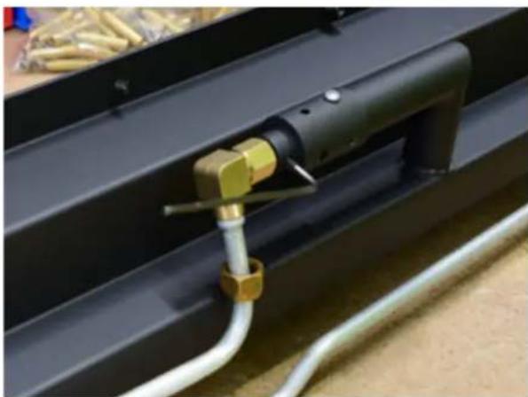 Real Flame Nuvo NVS1200 - Turn burner over gently. AVOIDING DAMAGING THE INSULATION - 2