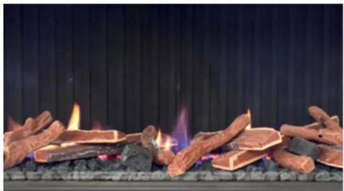 Real Flame Nuvo NVS1200 - Redgum with assorted coals - 1