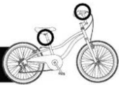 Pazzaz Petal 20 inch Wheel Size Kids Heritage Bike - 5.- FITTING THE REFLECTORS & BELL - 1