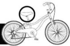 Pazzaz Petal 20 inch Wheel Size Kids Heritage Bike - 2.- FITTING THE SADDLE - 1