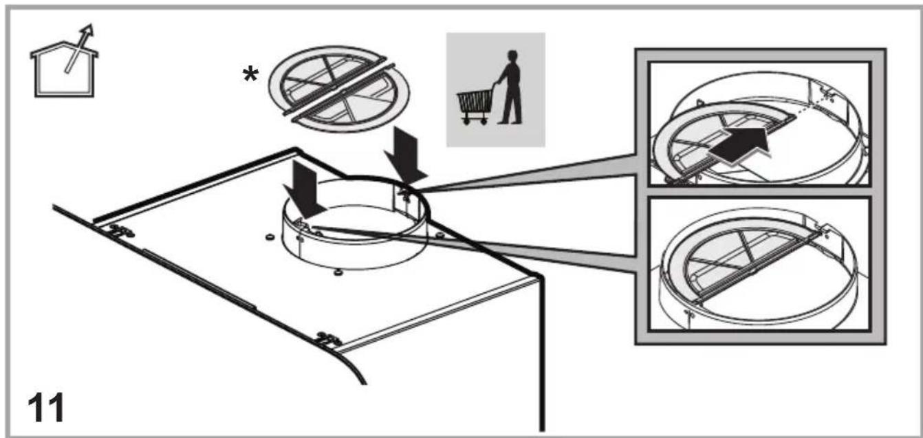 Diagram illustrating a mechanical or electrical system with labeled components and directional arrows, including a household icon and a shopping cart.