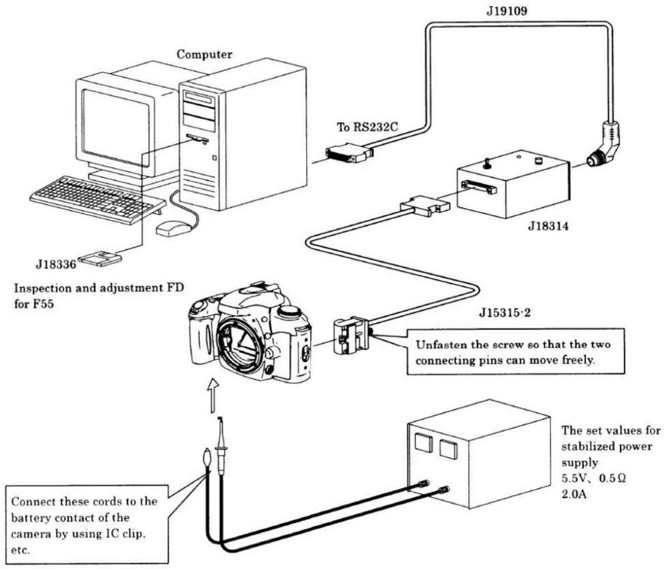 NIKON N55 - ADJUSTMENT THROUGH PC - 1