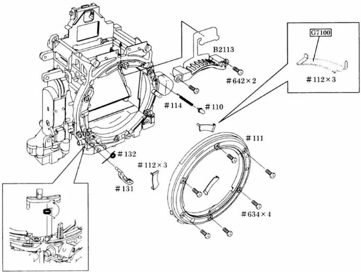 B2113 #642×2 #114 #110 G7100 #112×3 #132 #112×3 #131 #111 #634×4
