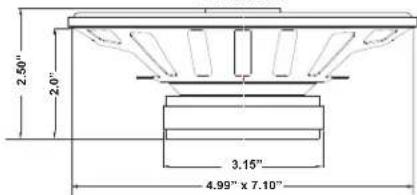 2.50" 2.0" 3.15" 4.99" x 7.10"