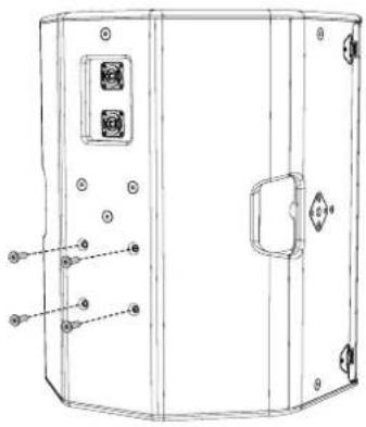 Martin Audio FlexPoint FP15 - Wall Mounting Brackets (WB) Portrait. - 1