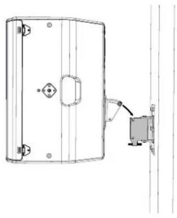 Martin Audio FlexPoint FP15 - Wall Mounting Brackets (WB) Portrait. - 9