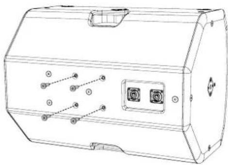 Martin Audio FlexPoint FP15 - Wall Mounting Brackets (WB) Landscape. - 1