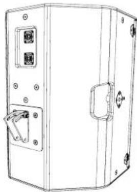 Martin Audio FlexPoint FP15 - Wall Mounting Brackets (WB) Portrait. - 6