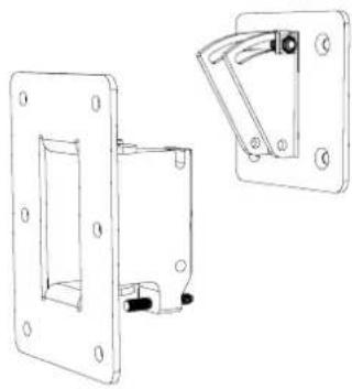 Martin Audio FlexPoint FP4 - Wall Mounting Brackets (WB) Portrait. - 4