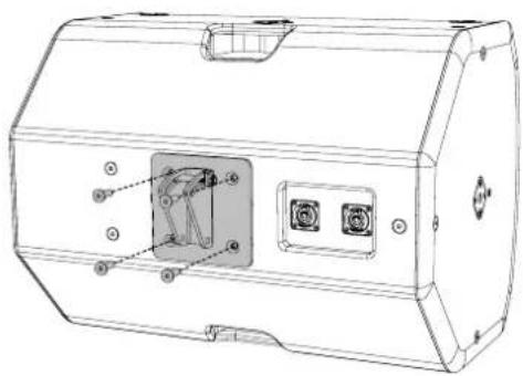 Martin Audio FlexPoint FP4 - Wall Mounting Brackets (WB) Landscape. - 5