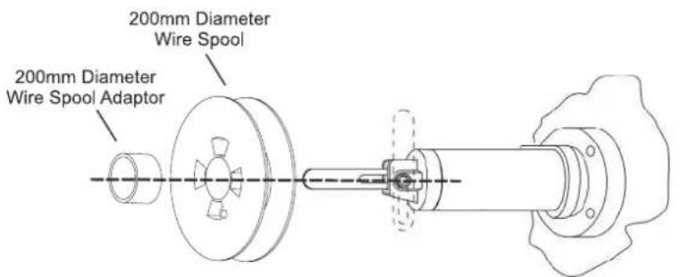 200mm Diameter Wire Spool 200mm Diameter Wire Spool Adaptor