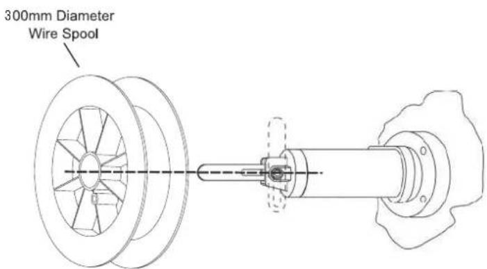 300mm Diameter Wire Spool