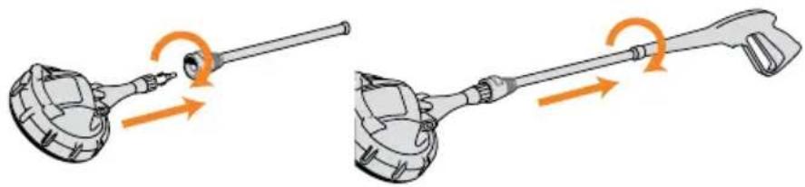 VAX PowerWash P86-P3-T - Using the patio brush (included in selected models only, see 'Included with your machine') - 1