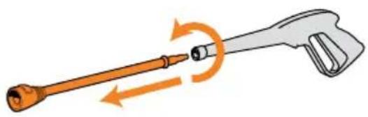 VAX PowerWash P86-P3-T - Removing a blockage in the lance and nozzles - 1