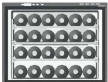 HOTPOINT HA WC5120 - Disposizione standard a 24 bottiglie - 1