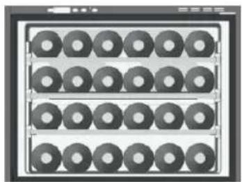 HOTPOINT HA WC5120 - Шарап бөтелкелердің қоры - 1
