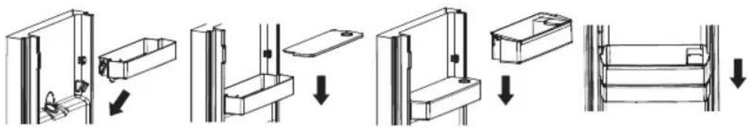 Becken BC3901N - Desmontagem da gaveta inferior - 4